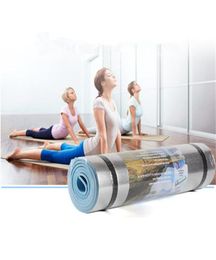 Mat Aminum Film Moisture-proof Yoga Mat Workout Exercise Gym Fitness Pilates Pad fitness esteria yoga Mats New6462367