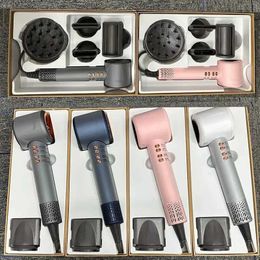 Hair Dryers High speed anion hair dryer wind speed 65m/s 1600W 110000 Rpm professional hair care fast drying machine negative ion hair dryer 220V Q240522