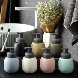 Liquid Soap Dispenser Nordic Ceramics Foam Wristband Hand Restroom Sanitizer Bottles Bathroom Accessories Empty Pump Bottle