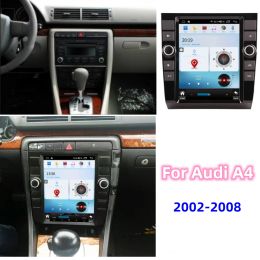 Vertical Screen Android For Audi A4 B6 S4 AS4 RS4 B7 2002 - 2008 Auto Radio Stereo Ontvanger Autoradio GPS multimedia Player