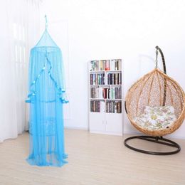 Home Decoration Summer Ice Silk Dream Mosquito Netting Play House Bed Curtain Decorate the Dome with Hanging Children's Tent