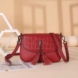 Shoulder Bags High Quality Fashion Tassel Women Genuine Leather Handbags Designer Lady's Small Bag Cross Body