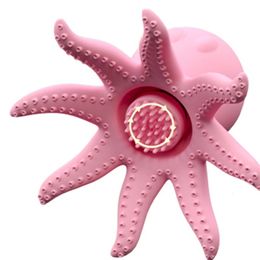 Cute octopus suction cup vibrator adult sex toy female G-spot Nipple Clitoris stimulation masturbation accessories 240516
