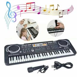 Keyboards Piano Baby Music Sound Toys 61 key electronic tube USB digital keyboard piano instrument childrens toy electric piano WX5.2195458