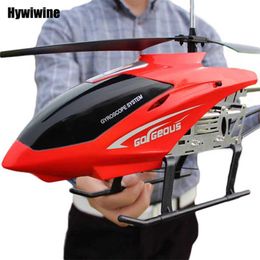 Electric/RC Aircraft Rc Helicopter With Remote Control Extra Durable Big Plane Toy For Kids Drone Model Outdoor 3.5CH 80cm Aircraft Large Helicoptero T240521