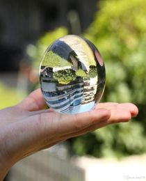 Asian Rare Natural Quartz Clear Magic Crystal Healing Ball Sphere 80mmStand63818812152004