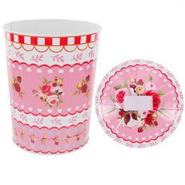 Storage Bottles Cookie Jar Biscuits Tinplate Tank Airtight With Lid Snack Holder Dry Food Candy Box Container Kitchen Supplies