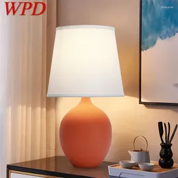 Table Lamps WPD Dimmer Lamp Ceramic Desk Light Contemporary Simple Decoration For Home Bedroom