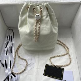 24s Color Ball Bucket Bag Leather Diamond Womens Luxury Open Large Capacity Handbag Metal Single Chain Single Shoulder Crossbody Sequin Designer Bag Banquet Bags 22