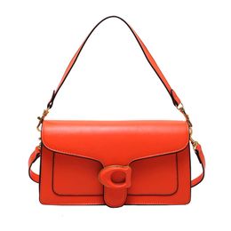 Designer Bag Shoulder Bag Buckle Underarm Handbag Orange Letter Printing Multicolor For Woman CYX05231