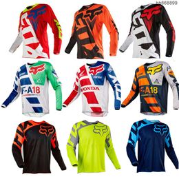 Men's T-shirts Outdoor T-shirts Tld Speed Down Mountain Bike Riding Top Mens Summer Off-road Motorcycle Suit Off-road Shirt De03