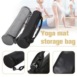 Storage Bags Black Portable Yoga Mat Bag Waterproof Pilates Carrier Sport Tool For Home And Outdoor Fitness Sports