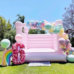 wholesale All PVC White Wedding Inflatable Bounce House Jumping Tent Jumper Air Bouncy Castle For Parties Even