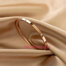 Carrtre Designer Screw Bracelet Fashion Luxury Jewelrys Original Trendy 18K Gold Diamond for Women Men Nail Bracelets Silver Jewellery Bracelet 6W4U