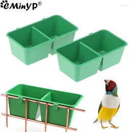 Other Bird Supplies Parrot Feeder Bowl Plastic Water Hanging Parakeet Box Pet Cage Food Container Dispenser Feeding Accessories