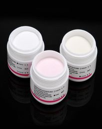 1 PCS WHITE CLEAR PINK Colour Acrylic Powder For Nail Art False Tips Tool5213579