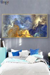 ZYXIAO landscape abstract cloud Oil painting on Canvas Professional Art Poster No Frame Wall Picture for Living Room Sofa Home Dec7480329