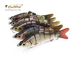 New Artificial Bait Big Fishing Lure 6 Segment Swimbait Crankbait Hard Bait Slow 110g 20cm Fishing hooks27528444749478