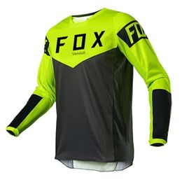 L32H Men's T-shirts 2024 Mens Downhill Jersey Vendull Fox Mountain Bike Mtb Shirts Offroad Dh Motorcycle Motocross Sportwear Bicycle Racing Cycling