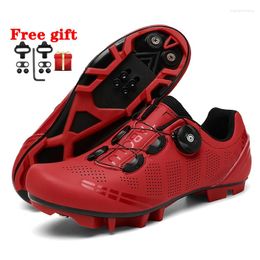 Cycling Shoes Mtb Cleat Mountain Men Flat Pedal Bicycle Speed Sneaker Road Bike Racing Sport Triathlon