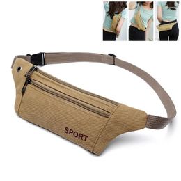 Outdoor Bags Male Waist Casual Nylon Functional Belt Bag Women Fanny Packs Large Pouch Phone Money Travel Hip Cross Body