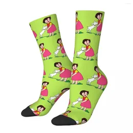 Men's Socks Heidi (6) Harajuku Super Soft Stockings All Season Long Accessories For Man's Woman's Gifts