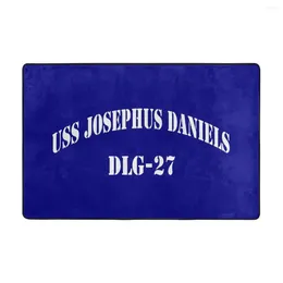 Carpets USS JOSEPHUS DANIELS DLG Doormat Carpet Mat Rug Polyester Anti-slip Floor Decor Bath Bathroom Kitchen Bedroom 60 90