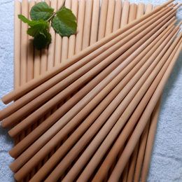 Disposable Flatware 10 Pairs Natural Bamboo Chopsticks Chinese Reusable Non-Slip Sushi Sticks Kitchen Accessories