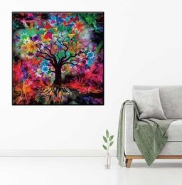 Paintings Abstract Tree Of Life DIY Painting By Numbers Scenery Picture For The Home Decorative Canvas Personalized Gift2934874