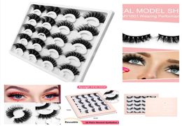 10 Pairset 8D Faux Mink Eyelashes False Eyelash Wispy Natural Long Cruelty Soft Thick Handmade Full Strip Eye Lashes3189851