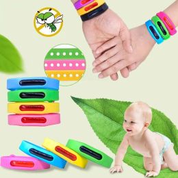 Summer Silicone natural Mosquito waterproof Repellent Silicone Bracelet for Children Mosquito Repellent wristband Bracelets ZZ