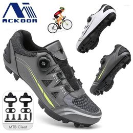 Cycling Shoes Sneaker Mtb Bike Sneakers Cleat Non-slip Men's Mountain Biking Bicycle Spd Road Footwear Speed Pedal