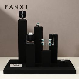 Oirlv Fashion Luxury Jewellery Display Set Shop Cabinet Props for Necklace Bust Watch Ring Earrings exhibidores de joyeria 240516