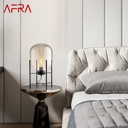 Table Lamps AFRA Modern LED Desk Lamp Design E27 Creative Light Home Decorative For Foyer Living Room Office Bedside