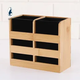 Storage Bottles Cutlery Drain Rack Tableware Holder Box Spoon Chopsticks Fork Bamboo Utensil Organiser