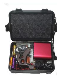 WholeTattoo Kit Professional with Quality Permanent Makeup Machine For Tattoo Equipment Cheap Red Tattoo Machines6422867