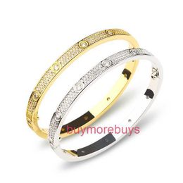 Carrtre Designer Screw Bracelet Luxury Jewelrys Original Trendy 18K Gold Diamond for Women Men Nail Bracelets Silver Jewelry Bracelet CQRW