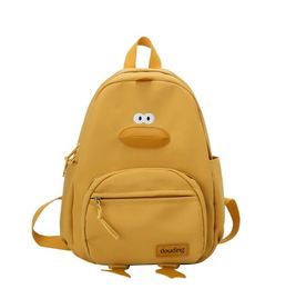 kids cute schoolbag large capacity waterproof backpack casual cartoon duck Kindergarten backpack