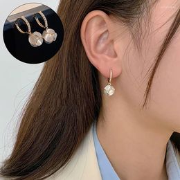 Dangle Earrings Luxury Natural Opal Elegant Celebrity Style Crystal Rice Ball Korean INS Fashion Women Jewelry Gifts