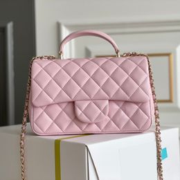 Designer Mini Flap Bag Lambskin Crossbody Bag 10A Mirror Quality Shoulder Handbag With Box C033