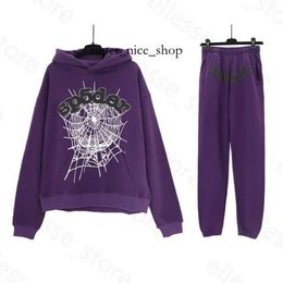 Spiders Hoodie Pink Red Black Hoodie Hoodys Pants Men Top-Quality Graphic Hooded Clothing Sweatshirts Sp5ders Hoodie Spider Hoodie 810