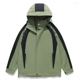 Men's Jackets Fashjion Men Women's Jacket Hooded Outwear Waterproof Casual Mountaineering Clothes Camping Hiking Quick Drying Outdoor