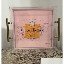 Dishes & Plates Veuve Clicquot Champagne Orange Tray Drop Delivery Home Garden Kitchen, Dining Bar Dinnerware Dhjuq