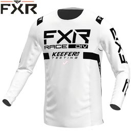 Ohkq Men's T-shirts Enduro Mtb Cycling Sleeve Jersey Downhill Shirt Camiseta Motocross T-shirt Mx Mountain Bike Clothing Fxr