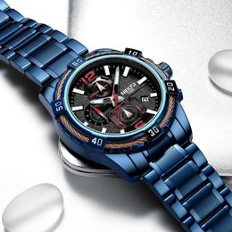 cwp 2021 NIBOSI Mens Watches Top Brand Luxury Quartz Men Calendar Military Big Dial Waterproof Sport Wrist Watch Relogio Masculino 246a