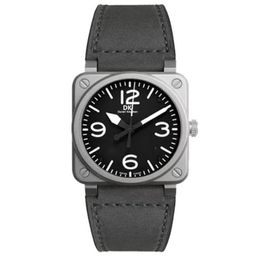 Fashion Leather Man Watch 42mm Luxury Casual Style Quartz Clock Reloje De Marca Business Simple Wristwatch 211y
