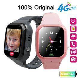 For Xiaomi 4G Childrens Smart Watch GPS Track Video Call Camera SOS Display Location LBS Tracker Smart Watch 240523