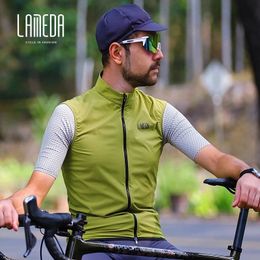 LAMEDA MTB Road Bike Vest Spring Autumn Men Women Quick Dry Windproof Lightweight Cycling Jersey Bicycle Female Clothing 240521