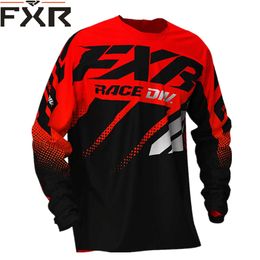 H0bf Men's T-shirts Motocross Shirt Mtb Fxr Racing Downhill Jersey Enduro Cycling Mountain Santa Dh Maillot Ciclismo Hombre Motorcycle Moto Quad