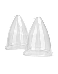 A pair For Therapy Buttock Breast Lifting Cupping Vacuum Slimming Machines Large XL XXL18cm 160ML21cm 180ML Cup5881779